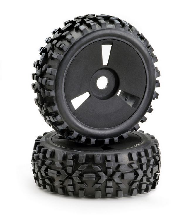 Absima Räderset Buggy Disc "Dirt" schwarz 1:8 (2 St.) 2520018