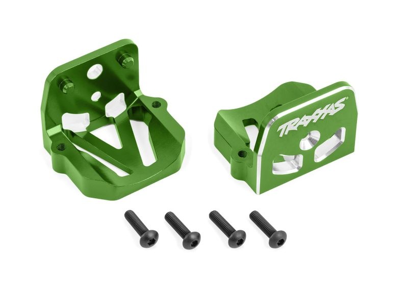 Traxxas Motorhalter v/h Alu grün X-Maxx, XRT 7760-GRN