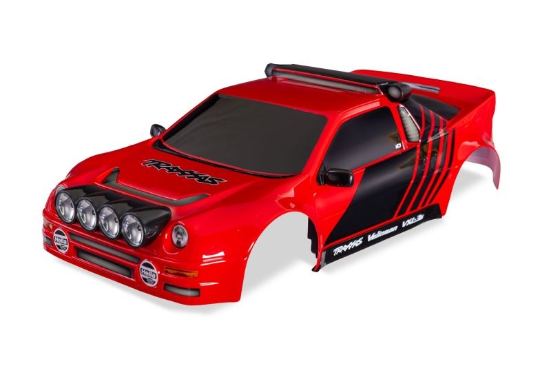 Traxxas Mini Rally VXL Ford RS200 Karo rot 10812-RED