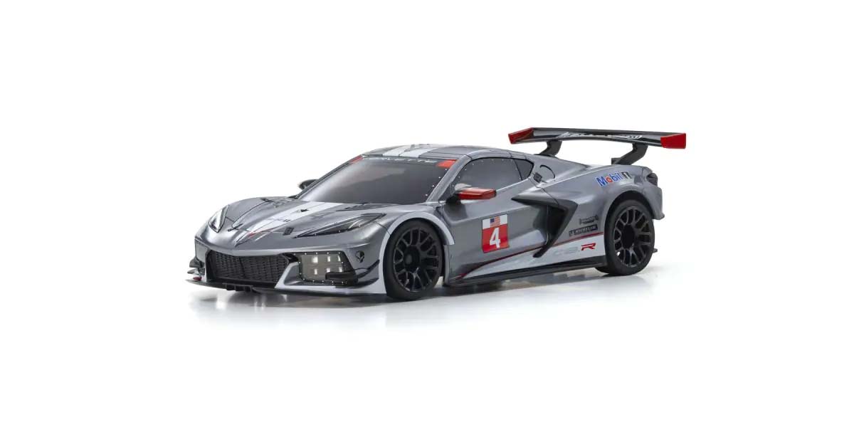 Kyosho Mini-Z MR04 RWD Corvette C8-R Gun Metal / White (W-MM/KT531P) 32356GMW - Abbildung 1
