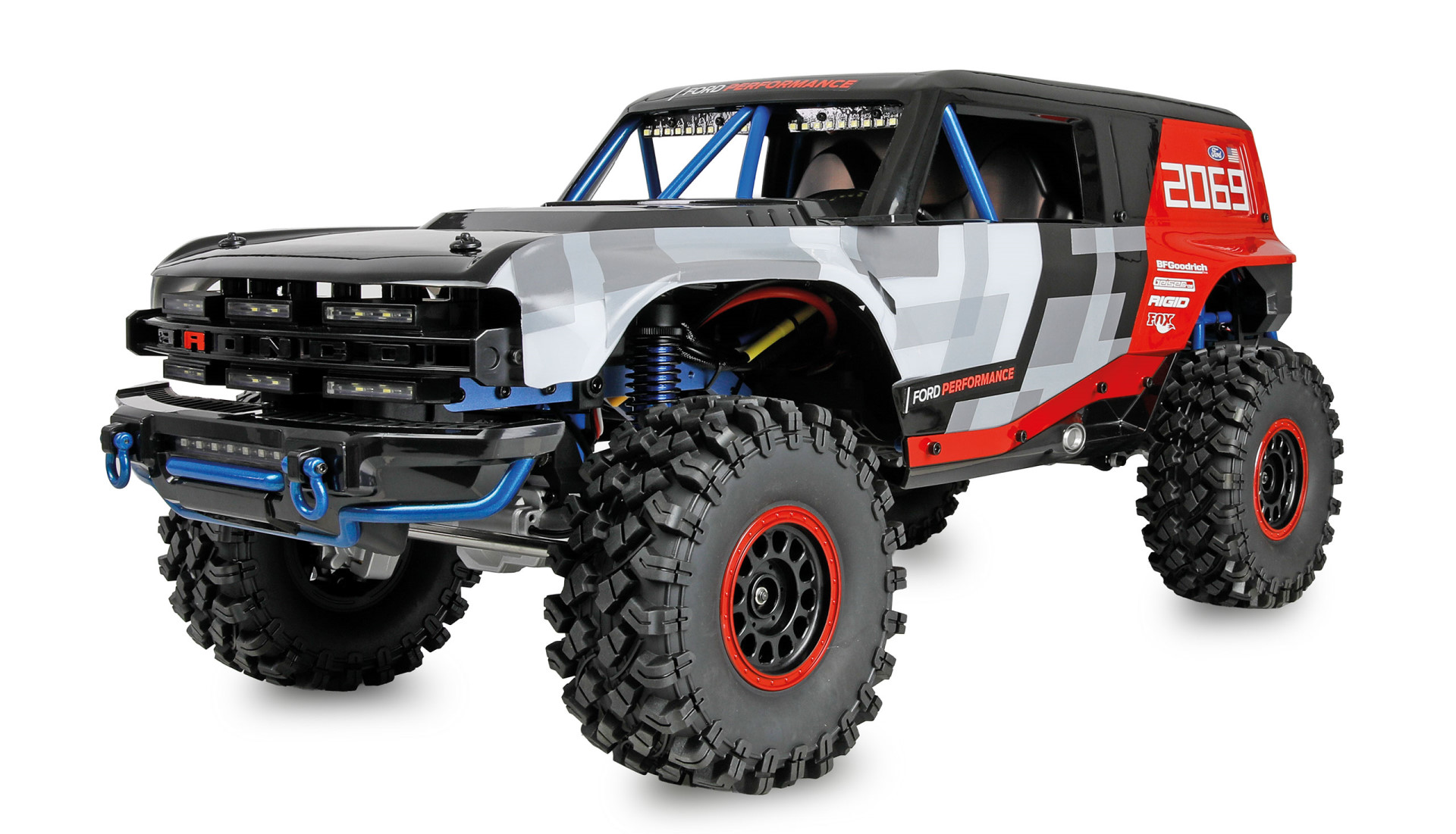 MJX Hyper GO 1/8 Ford Bronco Baja 1000 Brushless Crawler RTR H8P - Abbildung 1