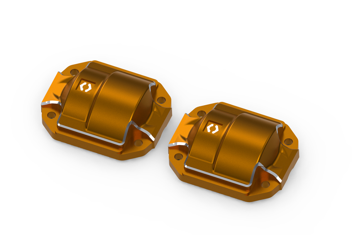 HPI Aluminum Differential Gehäusedeckel (Orange/2St) 161143 - Abbildung 1