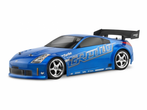 HPI Nissan 350Z Greddy Twin Turbo Karosserie (190mm) 17218
