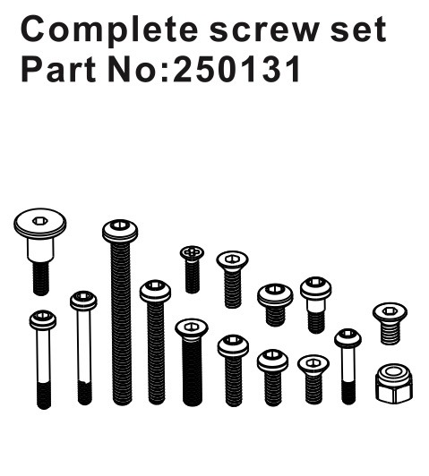 Hobby Plus Complete Screw Set 250131