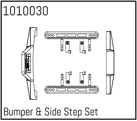 Hobby Plus Bumper & Side Step Set 240047