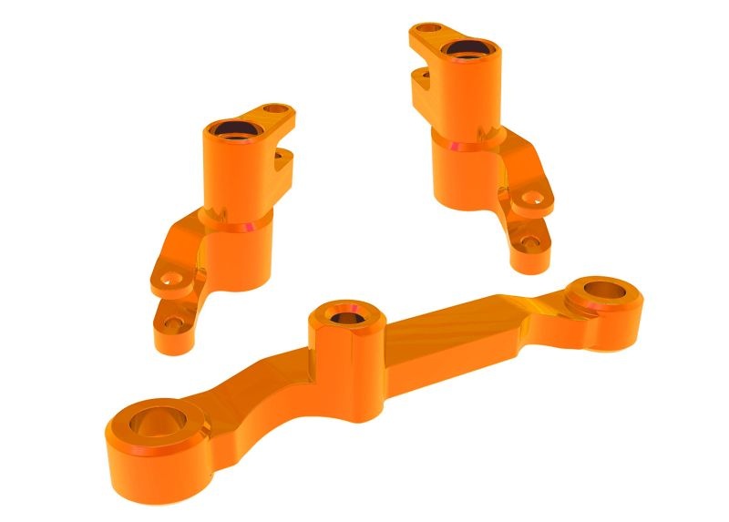 Traxxas Lenkung Umlenkung 6061-T6 Alu orange Mini-Maxx 10743-ORNG