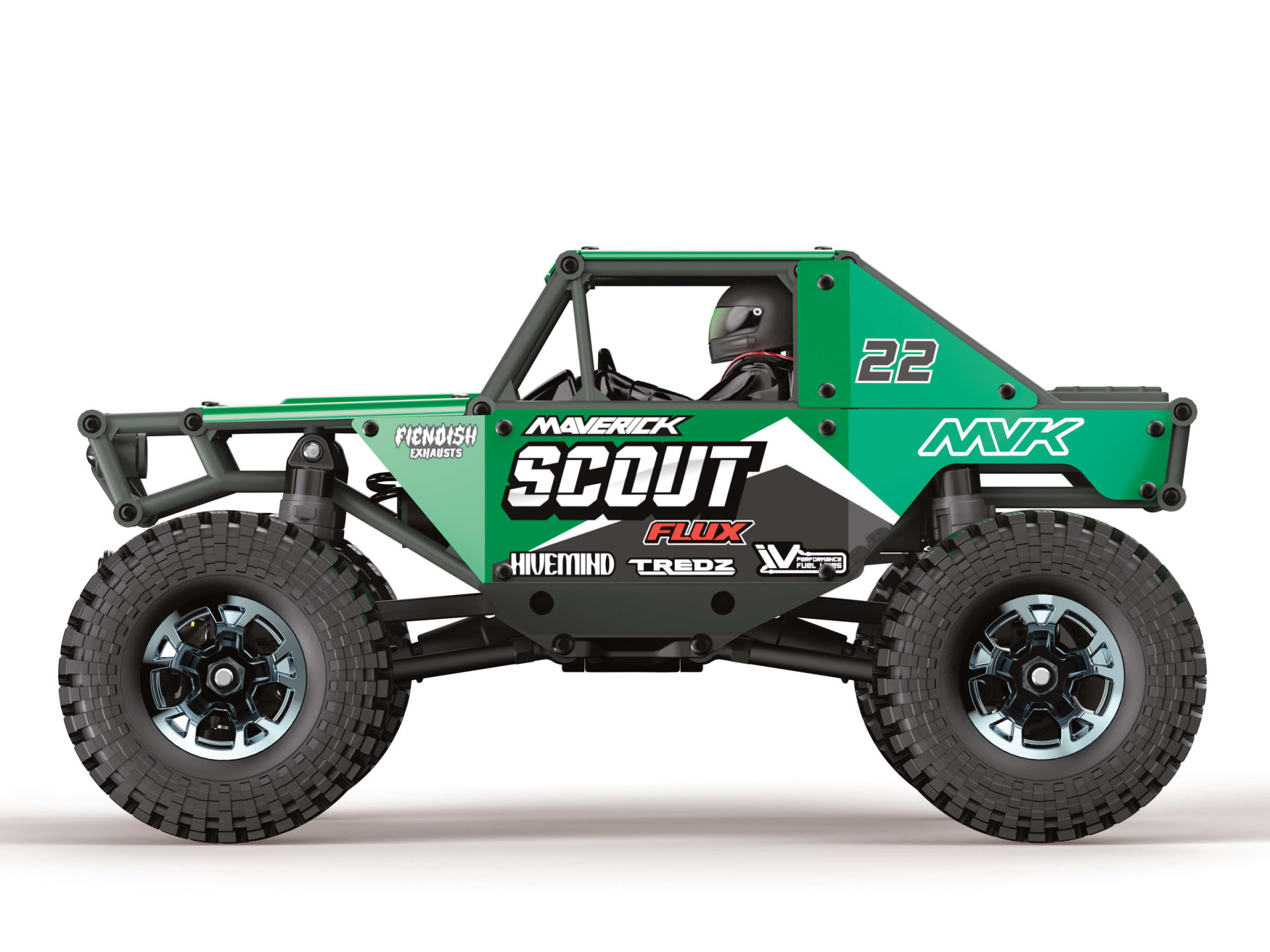 Maverick Scout-24 Flux 1/24 Rock Crawler - Grün 151305 - Abbildung 3