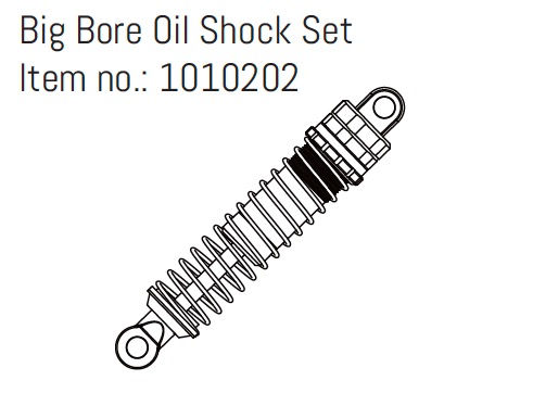 Hobby Plus Big Bore Oil Shock Set - EVO/GOAT 240326