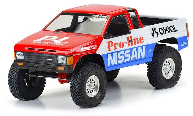 Pro-Line 1987 Nissan Hardbody D21 Karo klar für 12.3 (313mm) Wheelbase Crawler 3608-00