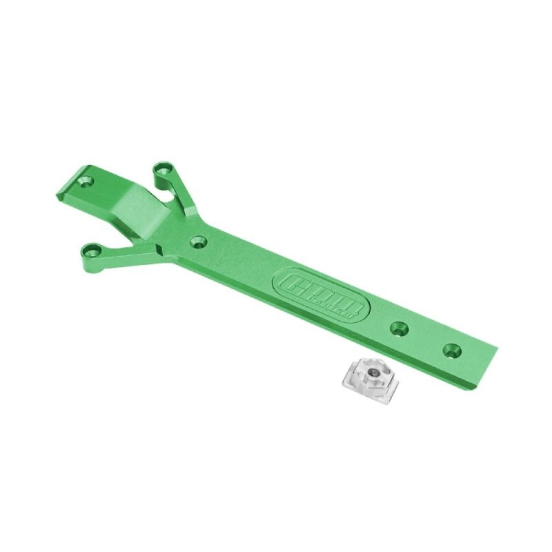 GPM Alu-Chassis-Platte grün (1) TRX MiniMaxx TXMM016G
