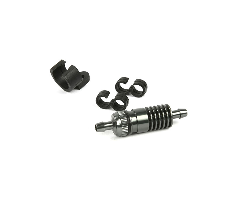 R07126G Sprit Sinterfilter und Kühler Grau (inkl. Halter & 2x Clips) - Abbildung 1