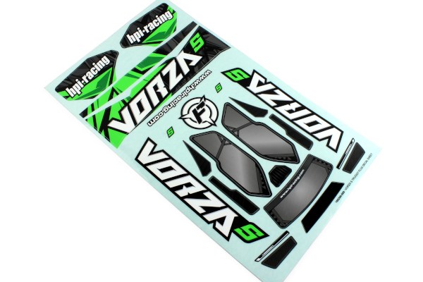 HPI Vorza S Truggy Flux VB-2 Decal Sheet 160437