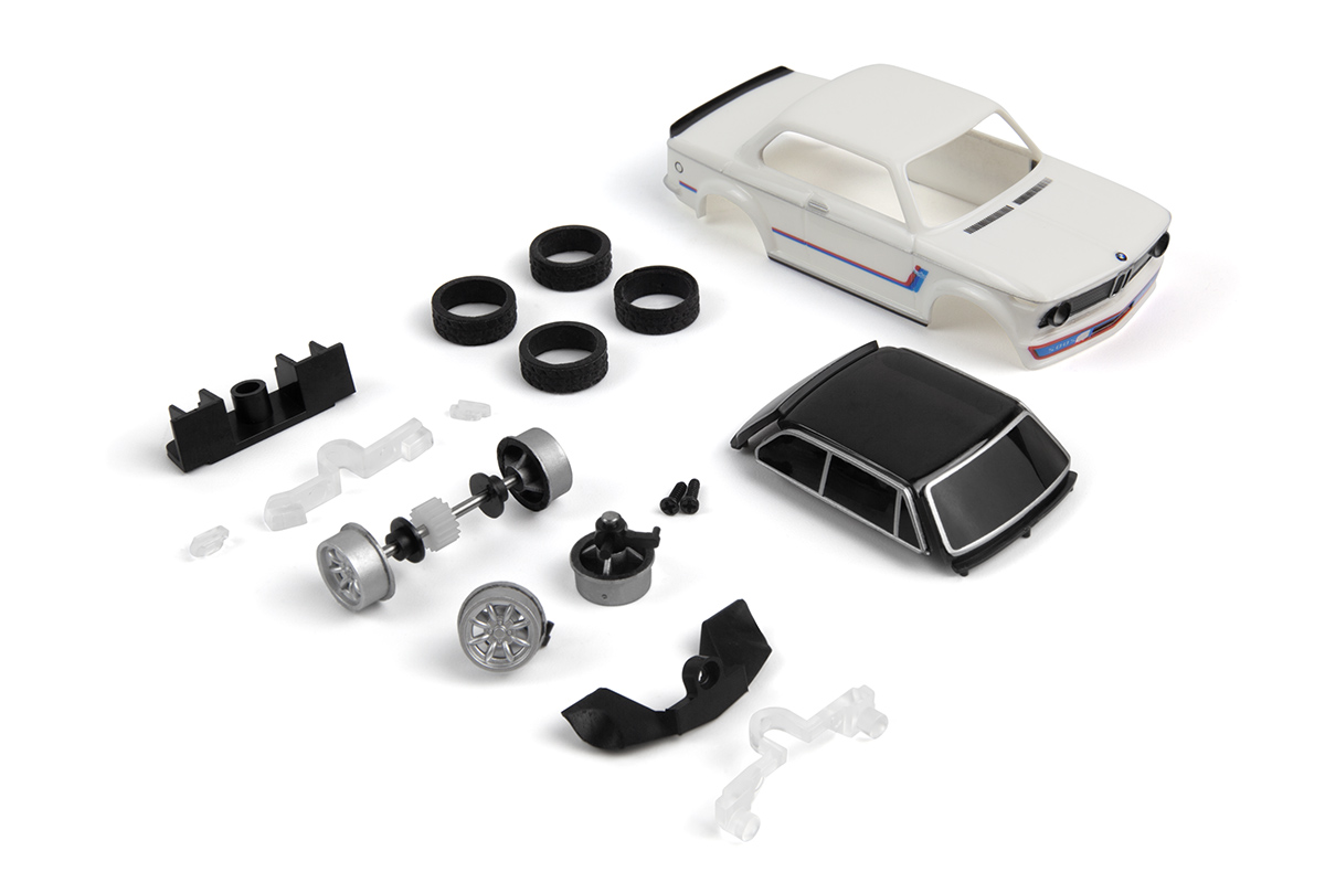 HPI nano-TTR BMW 2002 Turbo - Weiß - Karosserie lackiert 161404