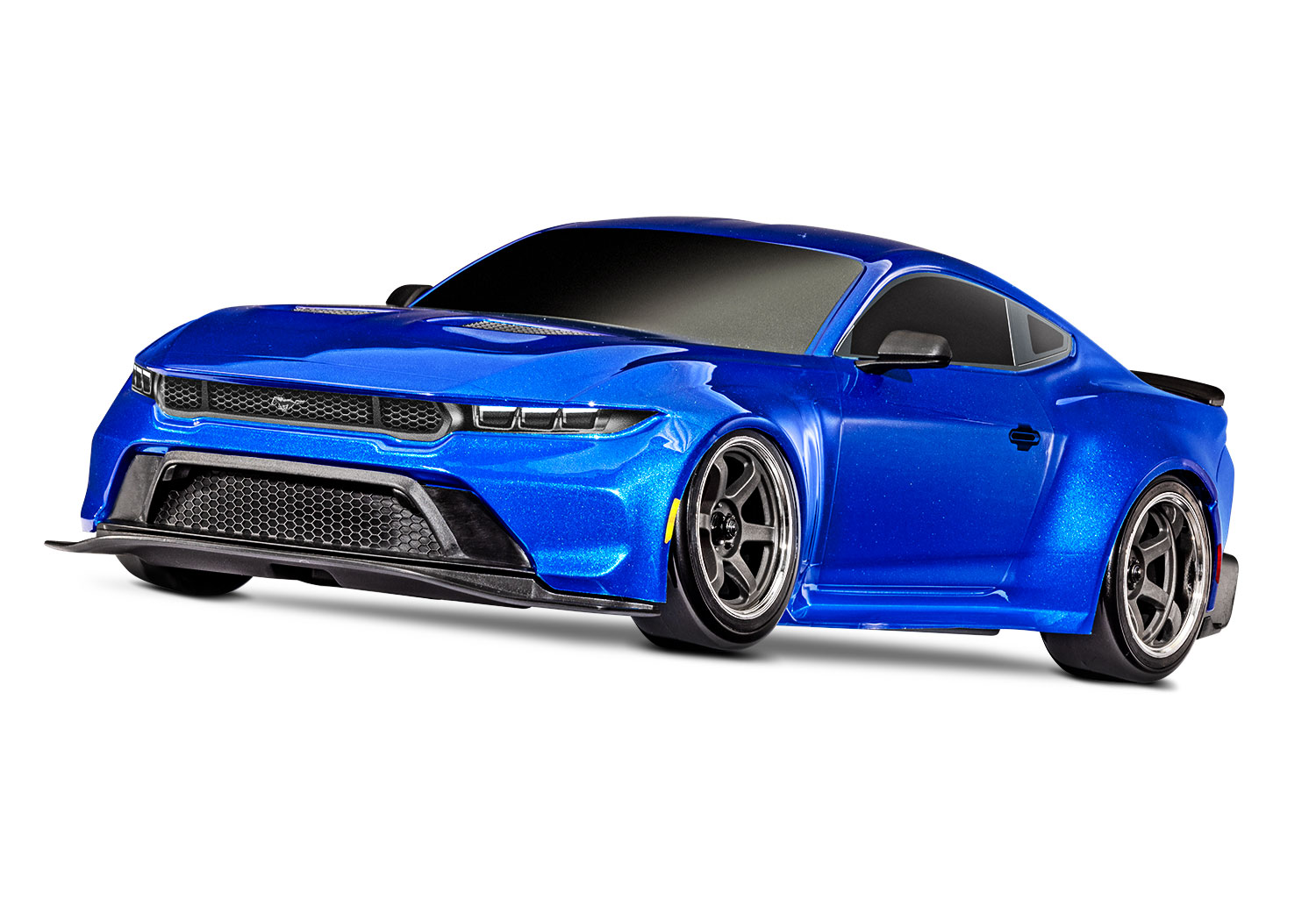 Traxxas 4-TEC Ford Mustang blau 1/10 Drift RTR Brushed ohne Akku und Ladegerät 105237-4-BLUE - Abbildung 1