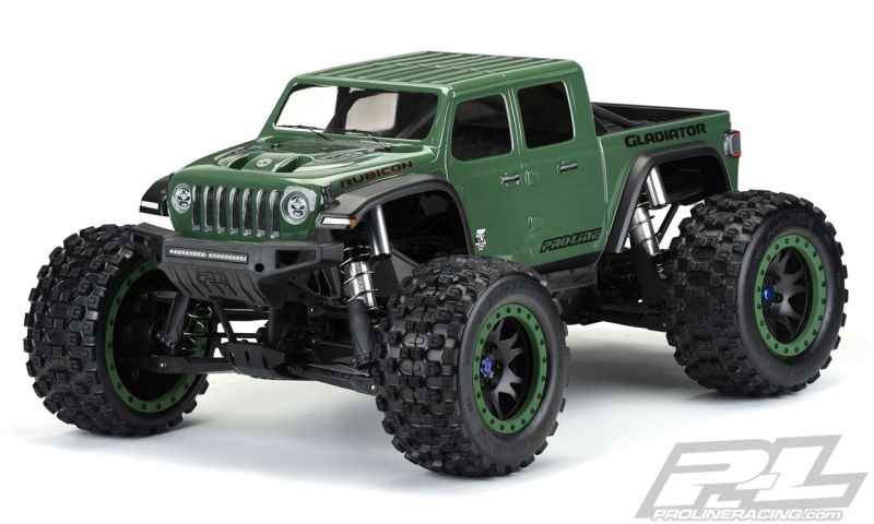 Pro-Line Jeep Gladiator Rubicon Karo klar Pre-Cut für X-MAXX 3533-17