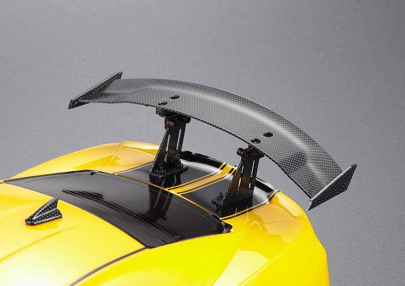 KB48506 Beschlagsatz Carbonoptik Scheibenw. Spoiler Spiegel Antenne
