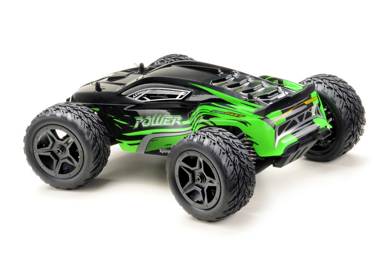 Absima 1:14 Elektro High Speed Race Truck POWER schwarz/grün 4WD RTR 14002