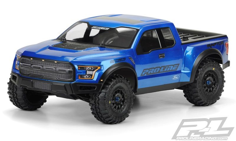 Pro-Line 2017 Ford F-150 Raptor True Scale Karo klar PL, TRX, TLR, AE (lange Karo-Halter!) 3461-00