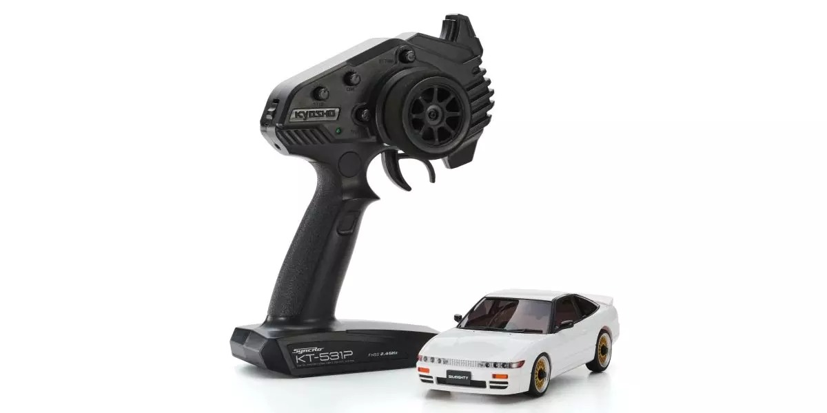 Kyosho Mini-Z AWD Nissan Silvia S13 Sileighty White (MA020N-M/KT531P) 32660W - Abbildung 3