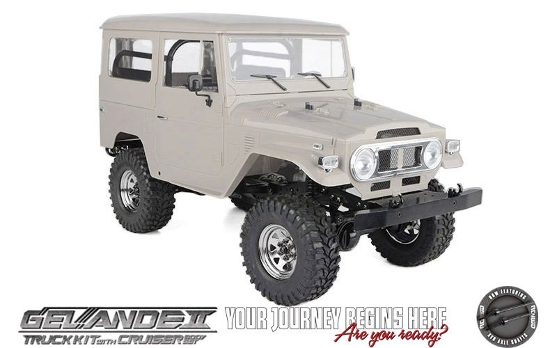 RC4WD Gelande II Truck Kit mit Cruiser Karosserie Set Z-K0072