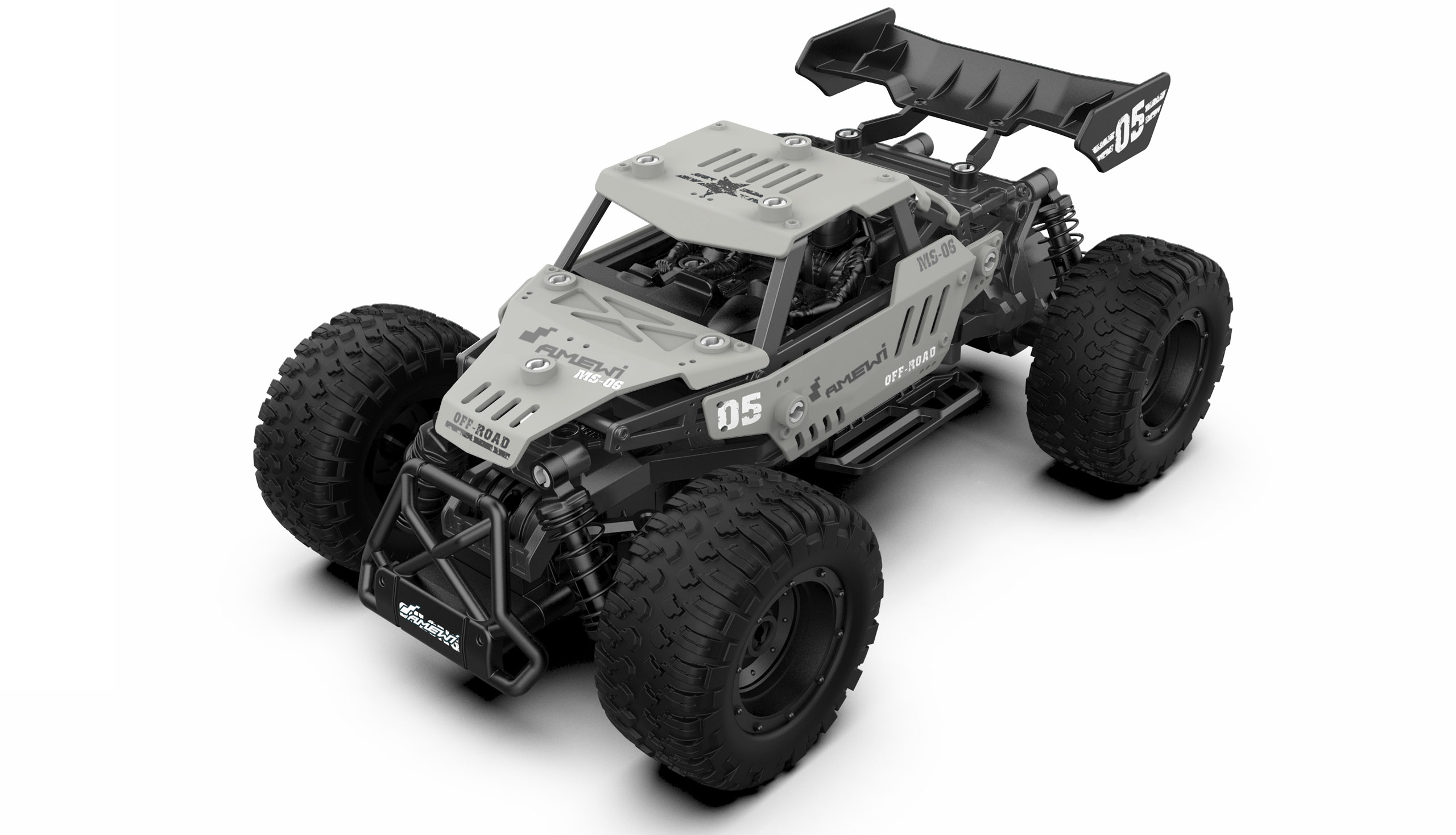 Amewi CoolRC DIY Stone Buggy 2WD 1:18 Bausatz grau 22580