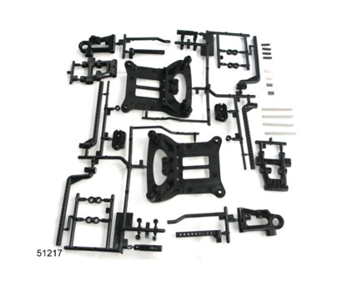 Tamiya 51217 TT-01D/R/E B-Teile Querlenk./Kar.-Halter 300051217