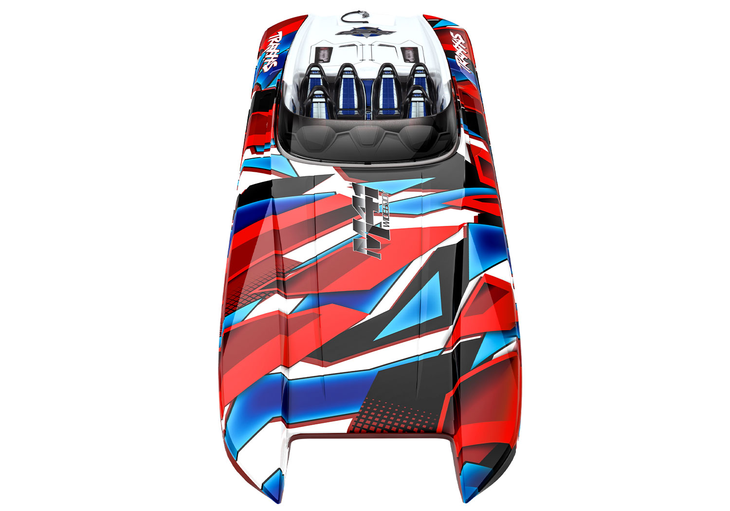 Traxxas DCB M41 Brushless Katamaran Rot/Blau 40Zoll 57046-4 - Abbildung 2