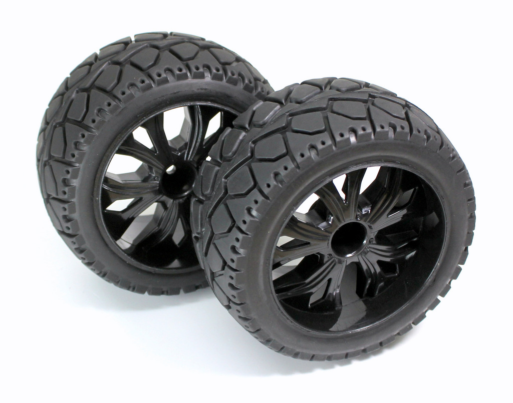 Absima Räderset Buggy / Truggy "Onroad" schwarz 1:10 (2 St.) 2500014