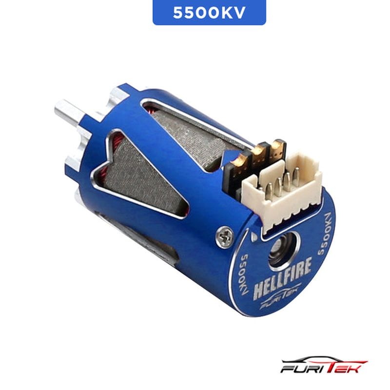 FURITEK Hellfire 1410 5500kv Sensored brushless motor - Blue color Motor & Accessories Mini Z FUR-2188