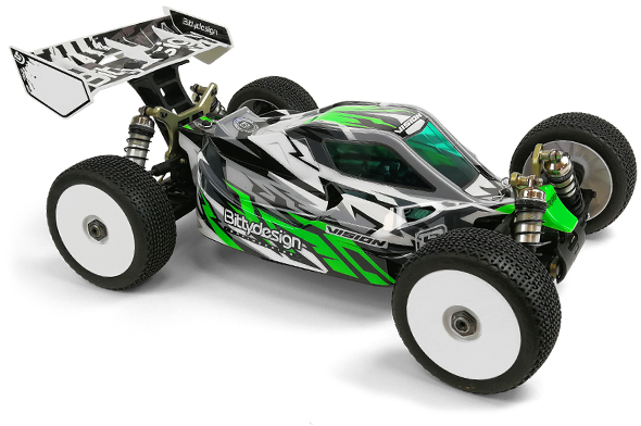 Bittydesign Body VISION 1/8 Buggy Kyosho MP10e Clear Pre-cut BDVIS-KYOMP10E