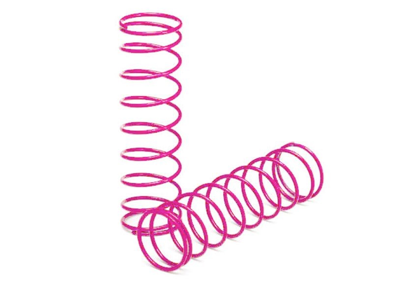 Traxxas Dämpferfeder hinten pink (2) 3757P