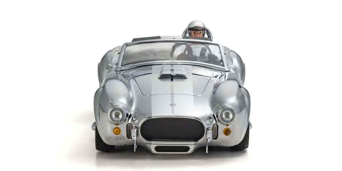 Kyosho First Mini-Z 1:28 Shelby Cobra 427 S/C Chrome 66610C