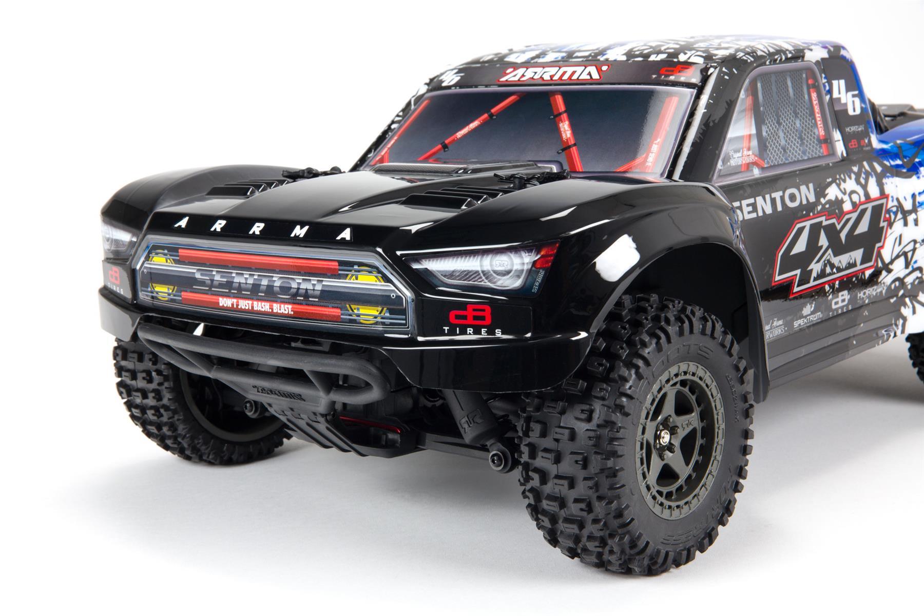 ARRMA 1/10 SENTON 4WD 3S BLX Brushless Short Course Truck RTR, Blue ARA4303V3B