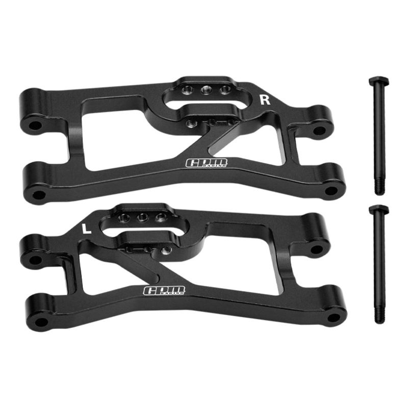 GPM Alu Querlenker hinten unten schwarz (2) TRX MiniMaxx TXMM056BK