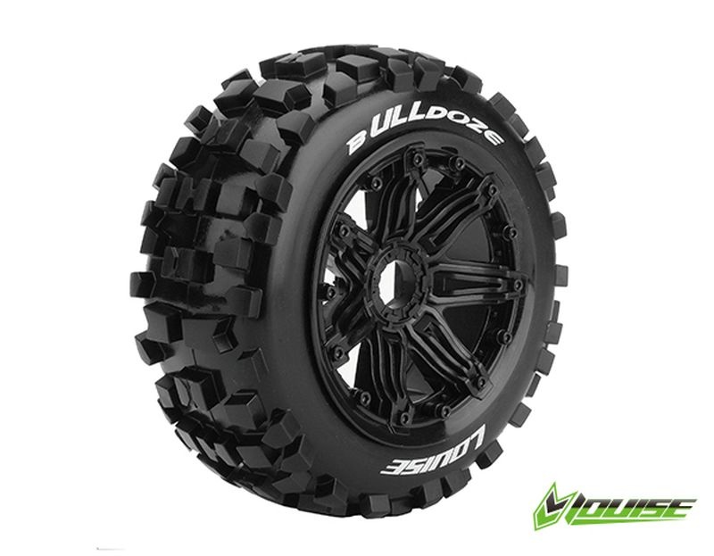 Louise B-ULLDOZE auf Felge vorn(1 Paar) Sport-Compund hinten (2) Buggy (24mm Sechskant) L-T3268B