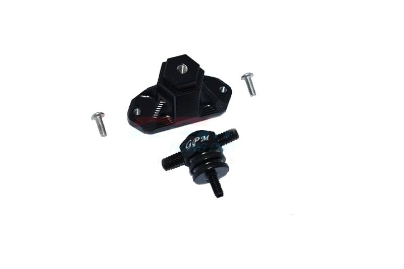 GPM Alu Ersatzreifenhalter und Befestigung schwarz Traxxas Traxxas4 & 6