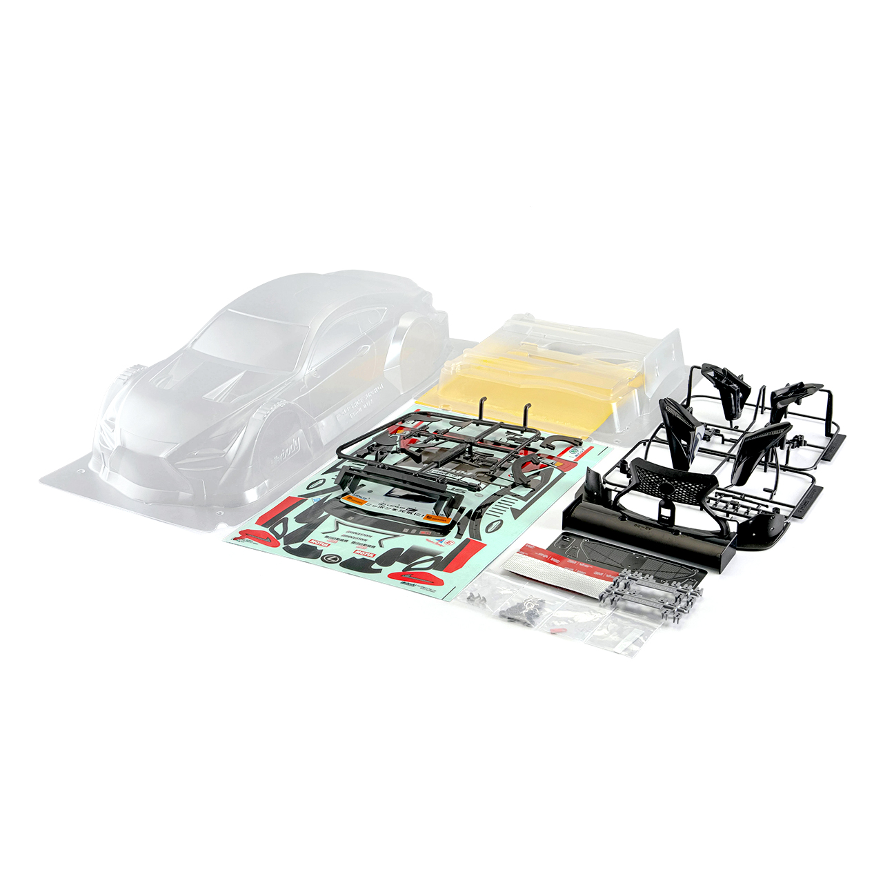 Killerbody Denso Kobelco Sard Karosserie unlackiert 195mm Kit KB48767