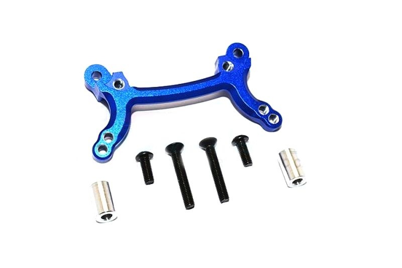 GPM Aluminium Dämpfersteher vorne blau GPM Tamiya DF-02 DF2028B