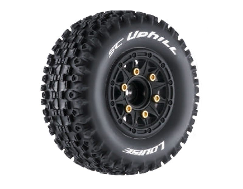 Louise SC-Uphill Reifen soft auf Felge schwarz 12/14/17mm (2) L-T3223SB