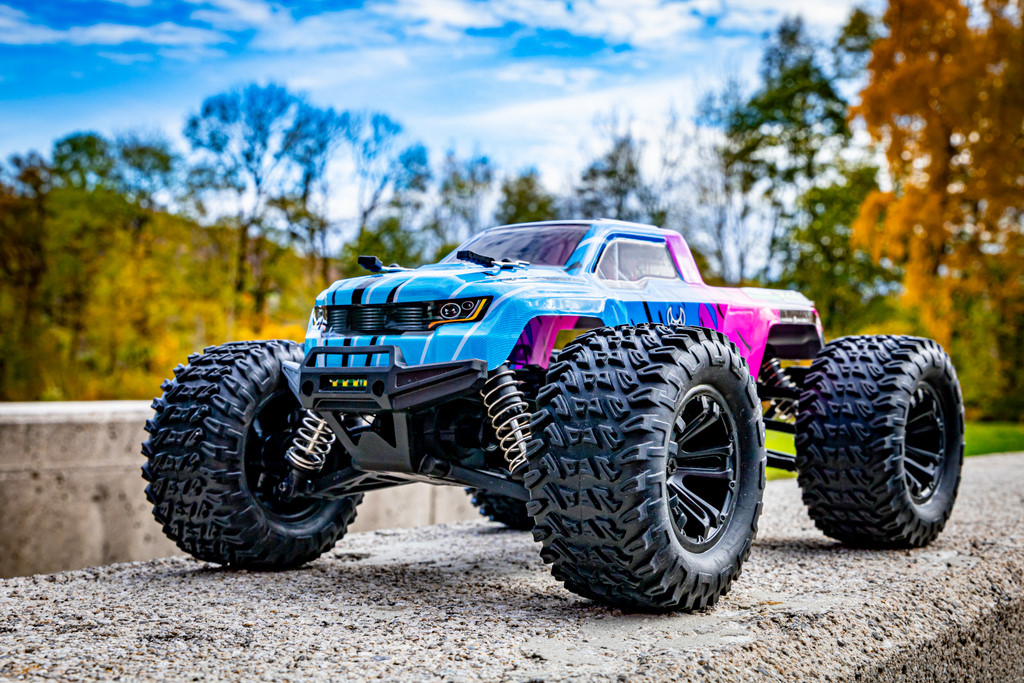 Absima 1:16 Monster Truck MINI AMT pink/blau 4WD RTR 16007