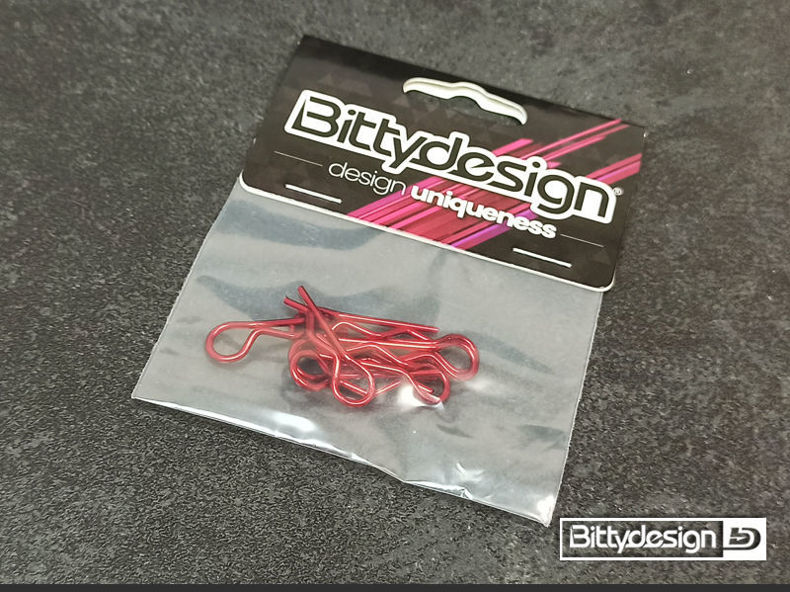 Bittydesign Body Clips Kit Big Scale (8) - Red BDBC-88R