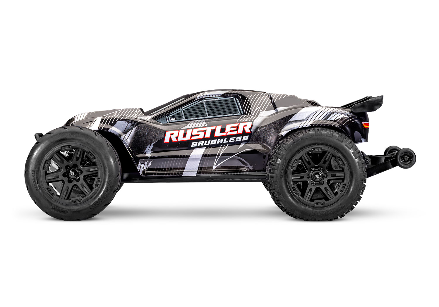 Traxxas Rustler 2WD VX3 Brushless Stadium Truck 1/10 Schwarz 37454-4 - Abbildung 4