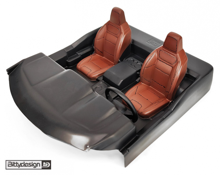 Bittydesign Clear Interior for ROCK1 1/10 Crawler Body Pre-Cut BDCR-RK1-DC