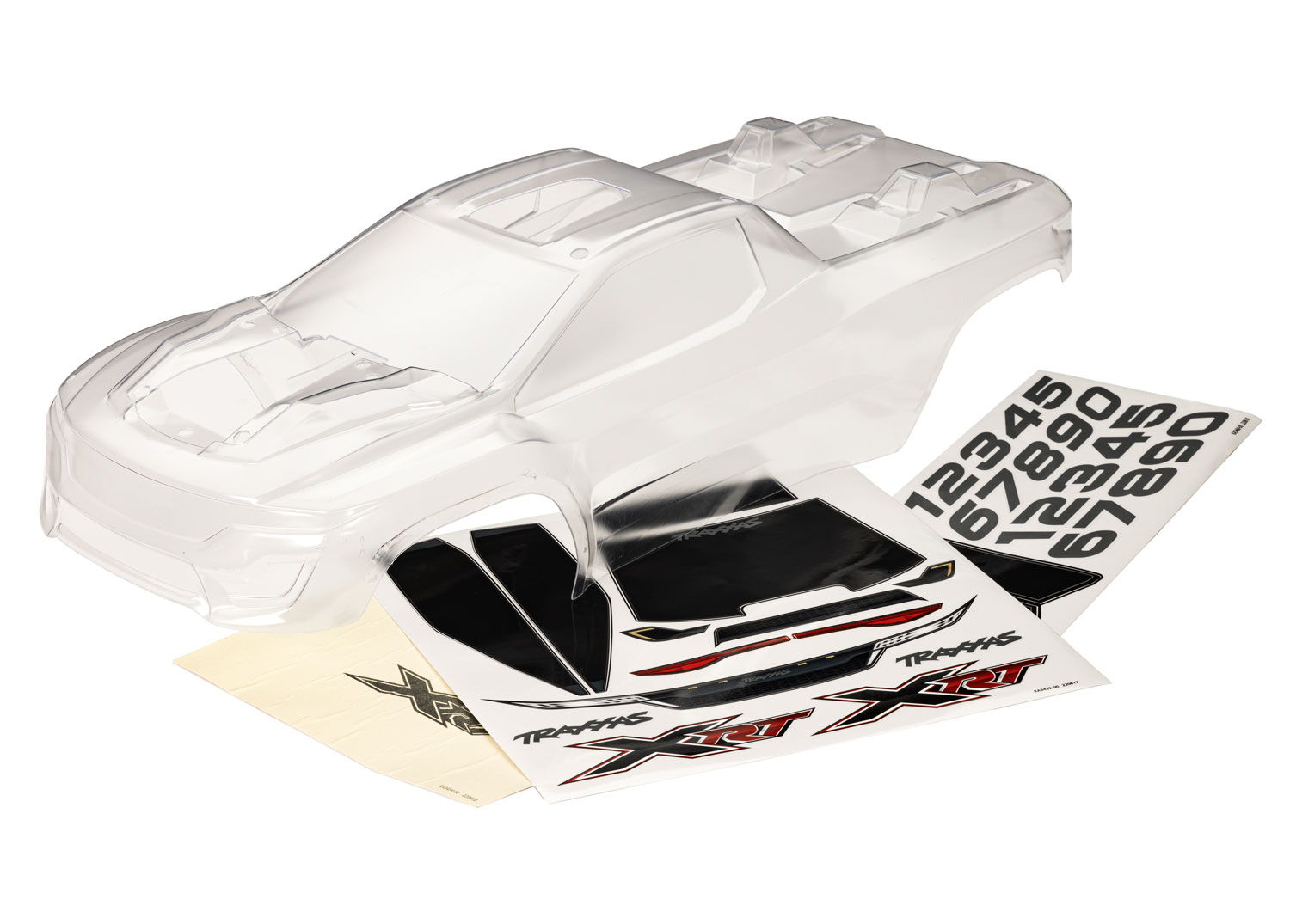 Traxxas Karo XRT klar unlackiert, nicht ausgeschnitten  +Fenster-Mas 7812