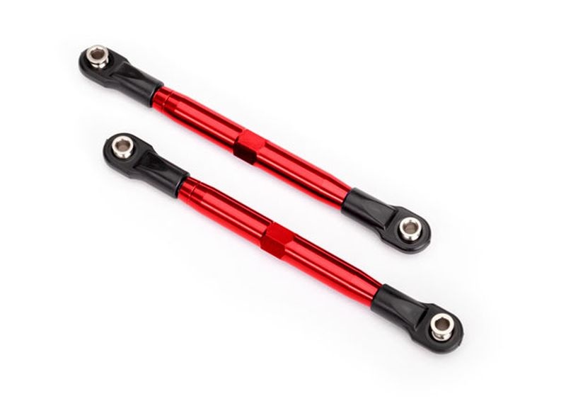Traxxas L/R Gewindestange Camber 87mm vo/hi Alurohr rot eloxiert 6742R