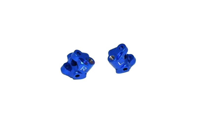 GPM ALUMINUM FRONT C-HUBS -2PC SET Team Losi Mini-T 2.0 blau