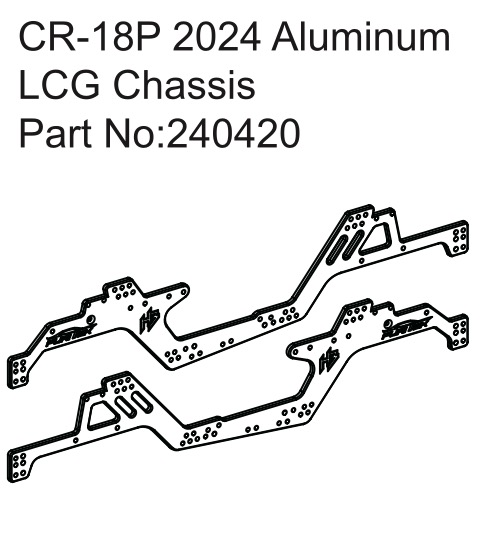 Hobby Plus CR-18P 2024 Aluminum LCG Chassis 240420