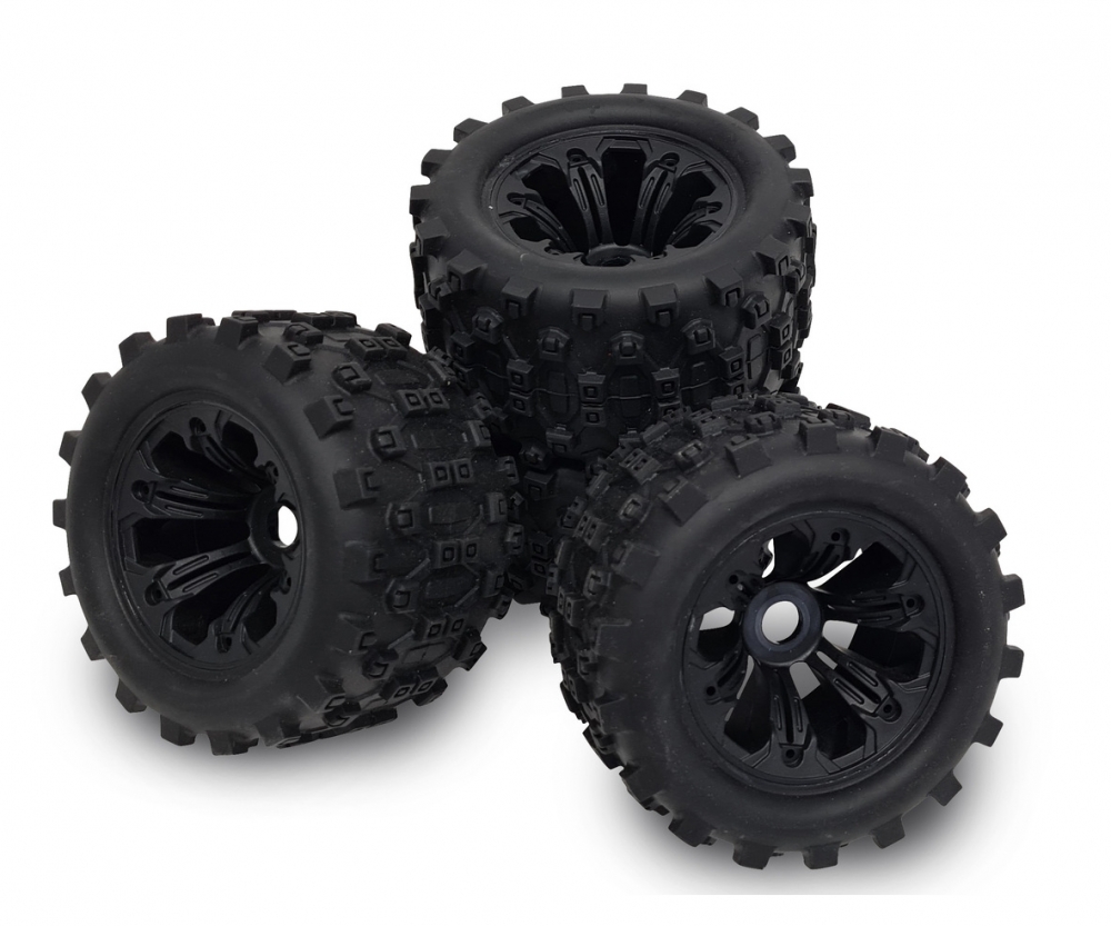 Carson 00171 1:8 Räder Set (4) schwarz KOD 500900171