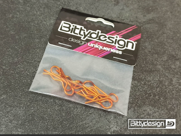 Bittydesign Body Clips Kit Big Scale (8) - Orange BDBC-88O