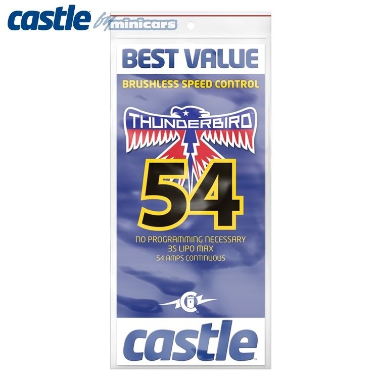 Castle Thunderbird 54A, 15V BEC SPORT AIR BL ESC* 010-0053-00
